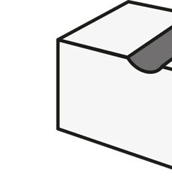 Banda de lija de 6,4 mm, grano 60