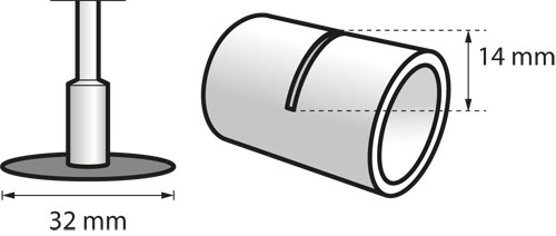 Disco de corte de 32 mm