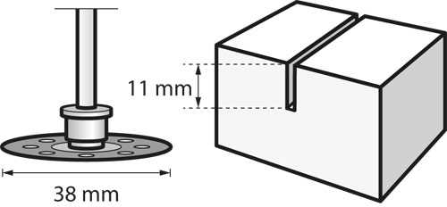 DREMEL® EZ SpeedClic: disco de corte de diamante.