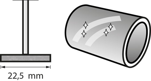 Disco de pulir 22,5 mm