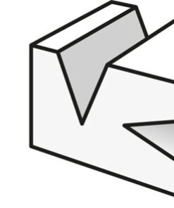 Fresa de alta velocidad 6,4 mm