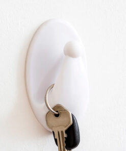 Alternative view of Colgador Oryx Blanco Pequeño (Blister 4 Unidades ) Adhesivo