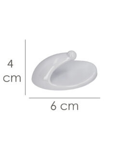 Alternative view of Colgador Oryx  Blanco Grande (Blister  2 Unidades) Adhesivo