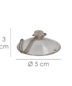 Alternative view of Colgador Oryx Ventosa 50 mm. (Blister 2 Unidades)