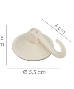 Alternative view of Colgador Oryx Ventosa Accionable 54 mm. (Blister 2 Unidades) Adhesivo