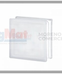 BLOQUE VIDRIO 19X19X8 NEUTRO ONDULADO