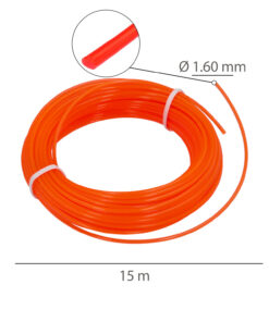 Hilo Nylon Redondo 2,0mm (Rollo 15mt.)