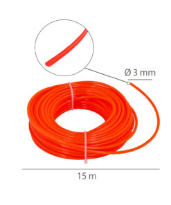 Hilo Nylon Redondo 3,0mm (Rollo 15mt.)