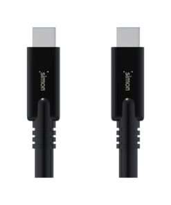 CABLE USB 3.1 C - USB C NEGRO 1M