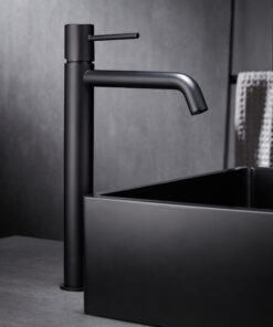 Alternative view of GRIFO LAVABO ALTO MONZA NEGRO MATE MONZA / TI