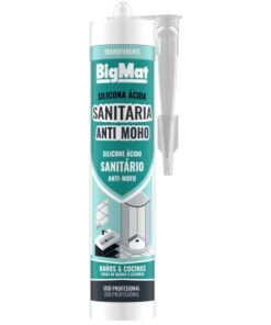 SILICONA ACIDA SANITARIA BIGMAT TRANS 290ML WOLF GROUP