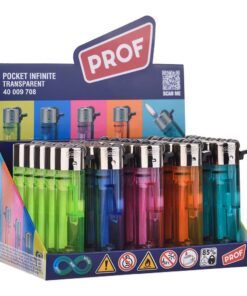 ENCENDEDOR DE PIEDRA, COLORES SURTIDOS TRANSPARENTES PROF