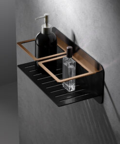 Alternative view of JABONERA FRONTAL IMAN NEGRO ORO ROSA ADI011/NOR