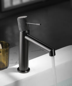 Alternative view of MONOMANDO LAVABO LINE NEGRO MATE