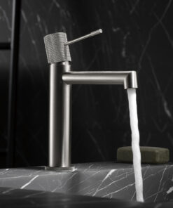 Alternative view of MONOMANDO LAVABO LINE NIQUEL CEPILLADO