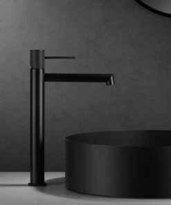 Alternative view of MONOMANDO LAVABO ALTO LINE NEGRO MATE