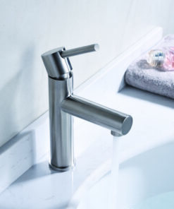 Alternative view of MONOMANDO LAVABO MOSCU (ACERO S.316)