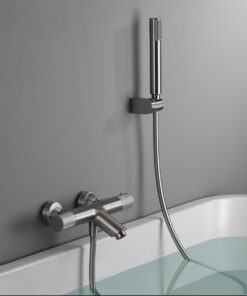 Alternative view of KIT BAÚO/DUCHA TERMOSTATICO LINE NIQUEL CEPILLADO