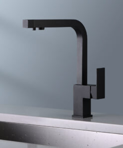 Alternative view of GRIFERIA DE COCINA OSMOSIS CAPRI NEGRO MATE