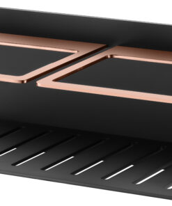 JABONERA FRONTAL IMAN NEGRO ORO ROSA ADI011/NOR