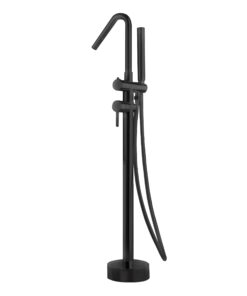 GRIFERIA MONOMANDO EXENTA DE BAÚERA CORCEGA NEGRO MATE