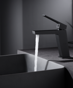 Alternative view of MONOMANDO LAVABO ART NEGRO MATE