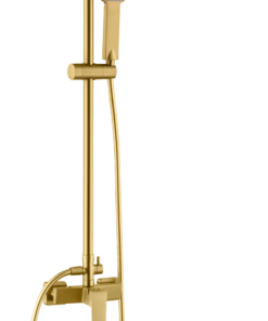 CONJUNTO DUCHA MONOMANDO ART ORO CEPILLADO