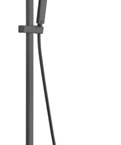 CONJUNTO DUCHA MONOMANDO SUECIA NEGRO MATE