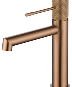 MONOMANDO LAVABO LINE ORO ROSA CEPILLADO LINE / TOP