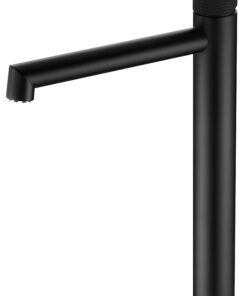 MONOMANDO LAVABO ALTO LINE NEGRO MATE