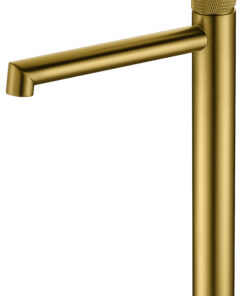 MONOMANDO LAVABO ALTO LINE ORO CEPILLADO LINE / TOP