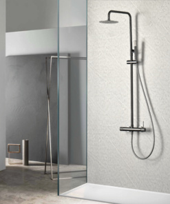 Alternative view of CONJUNTO DUCHA MONOMANDO LINE BLACK GUN METAL