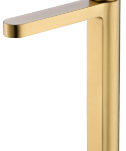 MONOMANDO LAVABO ALTO ROMA ORO CEPILLADO