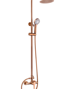 CONJUNTO DUCHA MONOMANDO ROMA ORO ROSA CEPILLADO