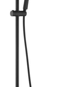 CONJUNTO DUCHA MONOMANDO BELGICA NEGRO MATE