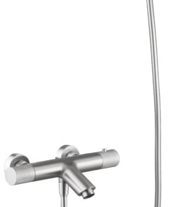 KIT BAÚO/DUCHA TERMOSTATICO LINE NIQUEL CEPILLADO