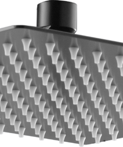 ROCIADOR CUADRADO DE 20X20CM BLACK GUN METAL ROCIADORES