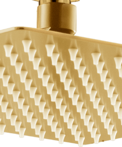 ROCIADOR CUADRADO DE 30X30CM ORO CEPILLADO ROCIADORES