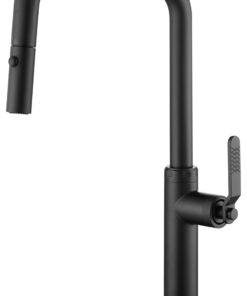 GRIFERIA DE COCINA NIZA EXTENSIBLE NEGRO MATE DOBLE JET