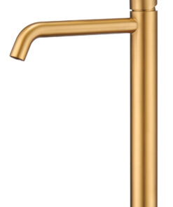 MONOMANDO LAVABO ALTO MONZA ORO CEPILLADO