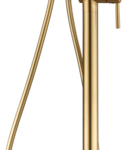 GRIFERIA MONOMANDO EXENTA DE BAÚERA CORCEGA ORO CEPILLADO