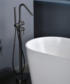 Alternative view of GRIFERIA MONOMANDO EXENTA DE BAÚERA CORCEGA BLACK GUN METAL