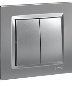 DOBLE CONMUTADOR ALUMINIO