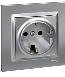 ENCHUFE SCHUKO ALUMINIO SERIE 10