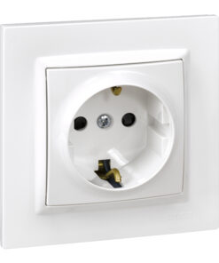 ENCHUFE SCHUKO BLANCO SERIE 10