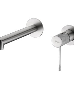 MONOMANDO LAVABO EMPOTRADO LINE NIQUEL CEPILLADO 029X027X010