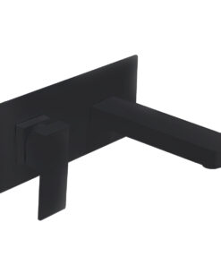 MONOMANDO EMPOTRADO LAVABO SUIZA NEGRO MATE