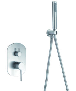 CONJUNTO DUCHA MONOMANDO EMPOTRADO MOSCU (ACERO S316)