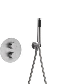 CONJUNTO DUCHA TERMOSTATICO EMPOTRADO MOSCU (ACERO S316)
