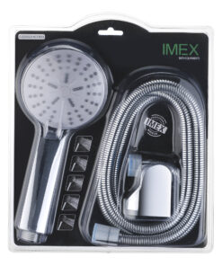 SET DUCHA REX ACCESORIOS MANGO DE DUCHA 5 POSICIONES Y SOPORTE 150CM